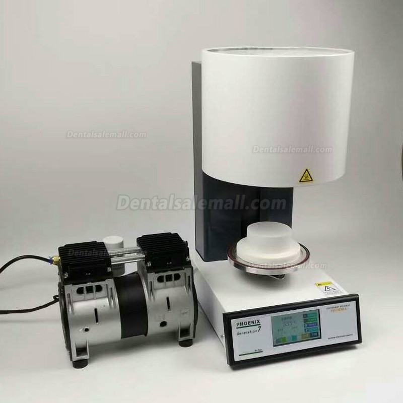 Dental Lab Automatic Programmable Vacuum Porcelain Furnace Zirconia Ceramic Crowns Oven Touch Screen